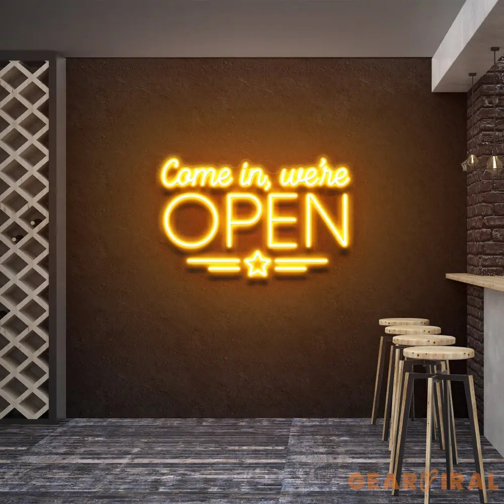 Come In We’re Open Led Neon Sign Light