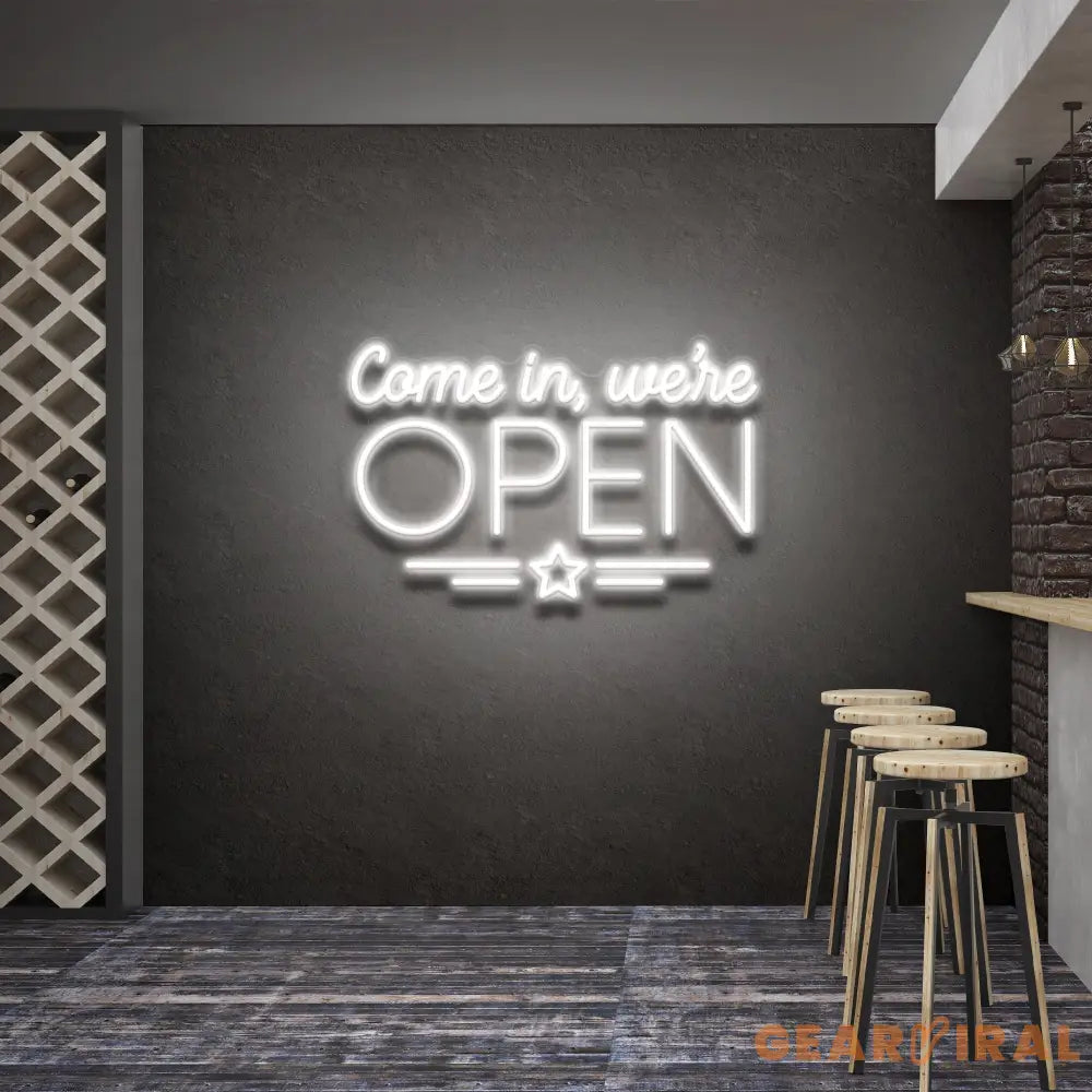 Come In We’re Open Led Neon Sign Light