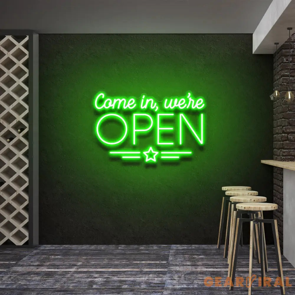 Come In We’re Open Led Neon Sign Light