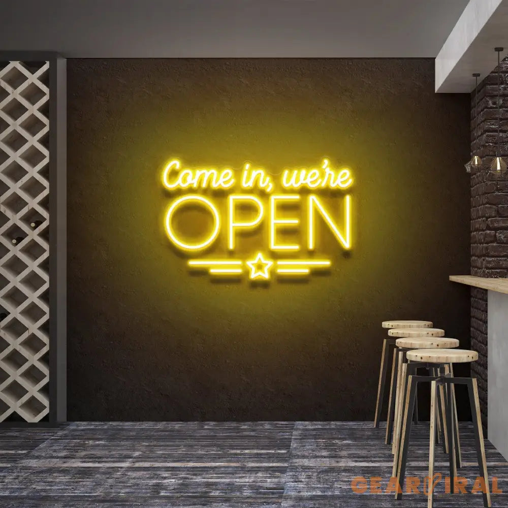 Come In We’re Open Led Neon Sign Light