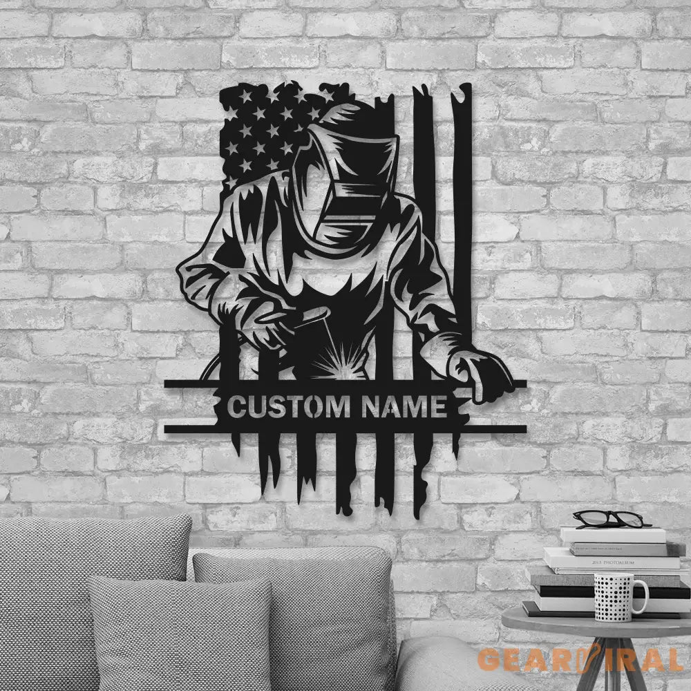 Construction Welder Sign - Sign For Welder LED - Welder Sign - Personalized Welder Sign | GearViral