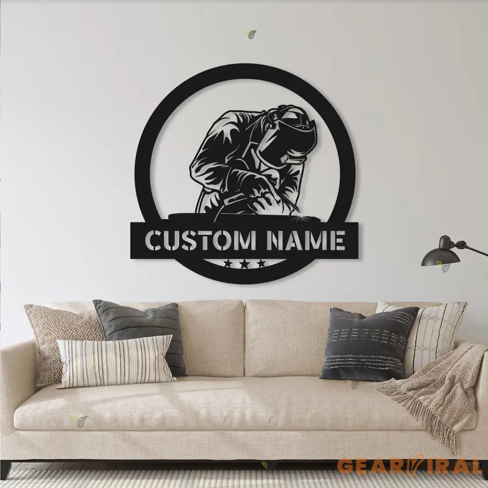 Construction Welder Sign LED - Gift For Welder - Welder Sign - Personalize Welder Sign | GearViral