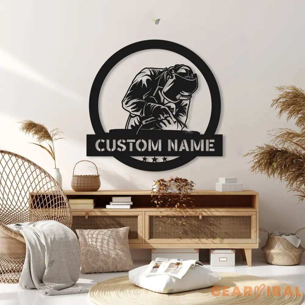Construction Welder Sign LED - Gift For Welder - Welder Sign - Personalize Welder Sign | GearViral