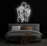 Couple Hug Neon Sign Kissing Couple LED Neon Sensual Couple Neon Sign Couple Make Love Led Sign Bedroom Neon Led Light