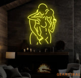 Couple Hug Neon Sign Kissing Couple LED Neon Sensual Couple Neon Sign Couple Make Love Led Sign Bedroom Neon Led Light