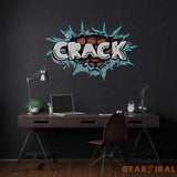 Crack Led Neon Acrylic Artwork