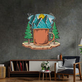 Cup of Nature LED Neon Sign Light Pop Art