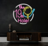 Custom 19th Hold Golf Neon Sign Personalized Golf Sign Golf Neon Sign Golf Neon Light Golf Decors Golf Lover Gifts Dad