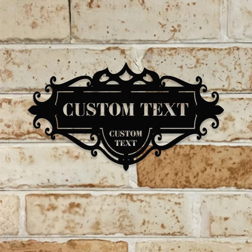 Custom Address, Name Metal Sign, Personalized Family Name Led Sign, Outdoor Door Decor,  Address Wall Art, Perfect Gift for Housewarming