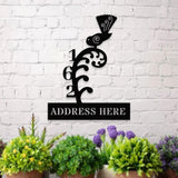 Custom Address Number Metal LED Sign, Personalized Family Name Led Metal Sign, Outdoor Door Decor, Address Wall Art, Gift for Housewarming