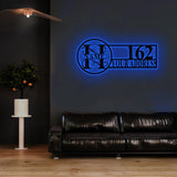Custom Address Sign - Custom Sign - Outdoor Metal Sign - House Numbers, Modern Address Sign, Free shipping, Metal Decor, Metal Monogram
