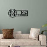 Custom Address Sign - Custom Sign - Outdoor Metal Sign - House Numbers, Modern Address Sign, Free shipping, Metal Decor, Metal Monogram