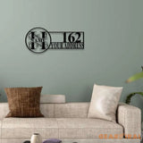 Custom Address Sign - Custom Sign - Outdoor Metal Sign - House Numbers Modern Address Sign Free shipping Metal Decor