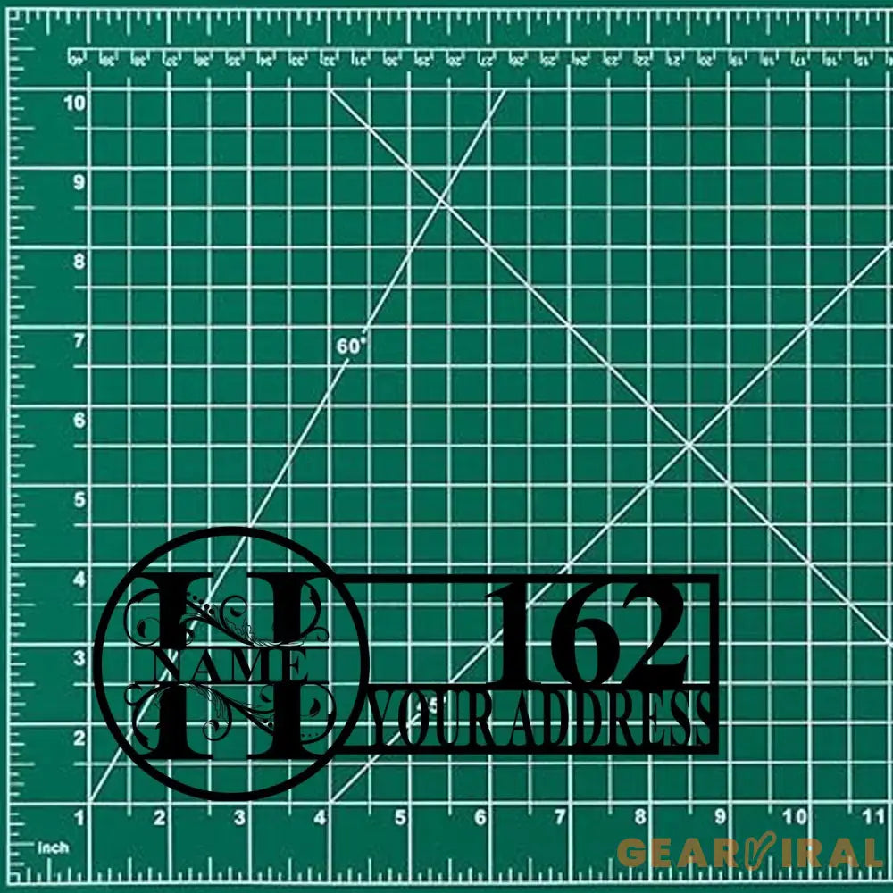 Custom Address Sign - Custom Sign - Outdoor Metal Sign - House Numbers Modern Address Sign Free shipping Metal Decor