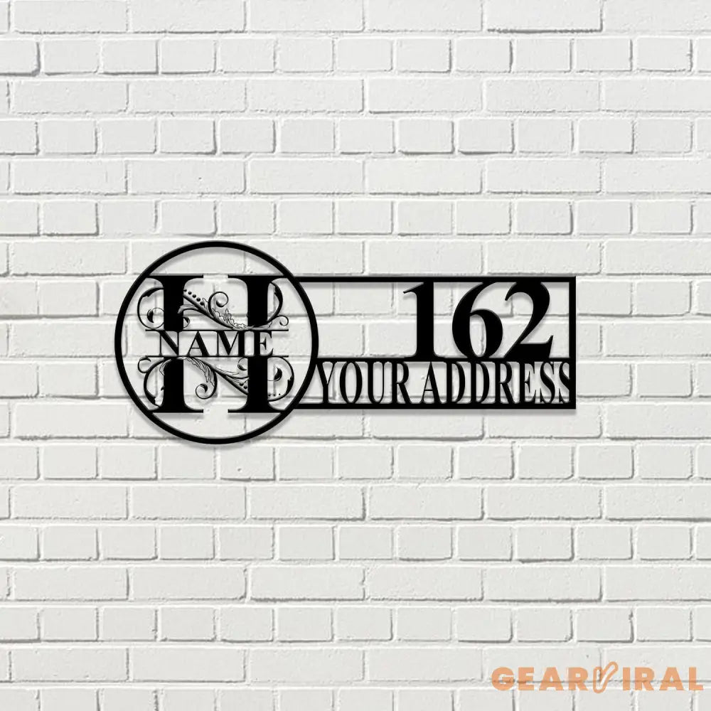 Custom Address Sign - Custom Sign - Outdoor Metal Sign - House Numbers Modern Address Sign Free shipping Metal Decor