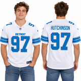 Custom Aidan Hutchinson Detroit Lions Fan Inspired 2nd Alternate Premium F.U.S.E. Premium Limited Jersey - Black