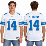 Custom Amon-Ra St. Brown Detroit Lions Fan Inspired Alternate Premium F.U.S.E. Stitched Premium Limited Jersey - Black