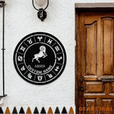 Custom Aries Zodiac Metal Wall Art Personalized Aries Zodiac Name Sign Decoration For Room Horoscope Home Decor Custom