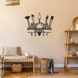 Custom Art Studio Metal Sign - Personalized Painter Name Sign - Artist Sign - Art Supplies Painter Tools Sign