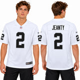 Custom Ashton Jeanty Las Vegas Raiders Fan Inspired Game Jersey - White