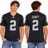 Custom Ashton Jeanty Las Vegas Raiders Fan Inspired Team Premium F.U.S.E. Stitched Premium Limited Jersey - Black