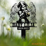 Custom Baby Loss Memorial Stake Personalized Garden Memorial Memorial Plaque Cemetery Stake Remembrance Gift Baby Loss