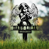 Custom Baby Loss Memorial Stake Personalized Garden Memorial Memorial Plaque Cemetery Stake Remembrance Gift Baby Loss
