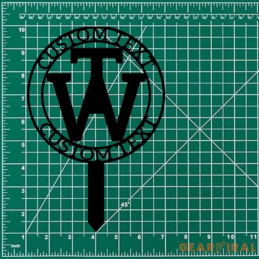 Custom Backlit Sign | Metal Sign | Outdoor Business Metal Stake Personalized Name Yard Sign Outdoor Door Garden Decor