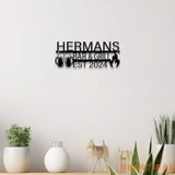 Custom Backyard Sign LED Light Personalized Bar & Grill Sign Bar Signs BBQ Signs Outdoor Kitchen Metal Signs Barbecue