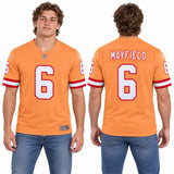 Custom Baker Mayfield Tampa Bay Buccaneers Fan Inspired Alternate Premium F.U.S.E. Stitched Premium Limited Jersey - Creamsicle