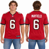 Custom Baker Mayfield Tampa Bay Buccaneers Fan Inspired Premium Untouchable Limited Jersey - Red