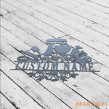 Custom Baking Metal Wall Art - Personalized Baker Name Sign Decoration Hanging for Home - Baker Sign - Baker Gift