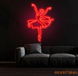 Custom Ballet Name LED Neon Sign - Handmade Wall Light Decor Personalized Ballet Dancer Gifts Custom Neon Sign for