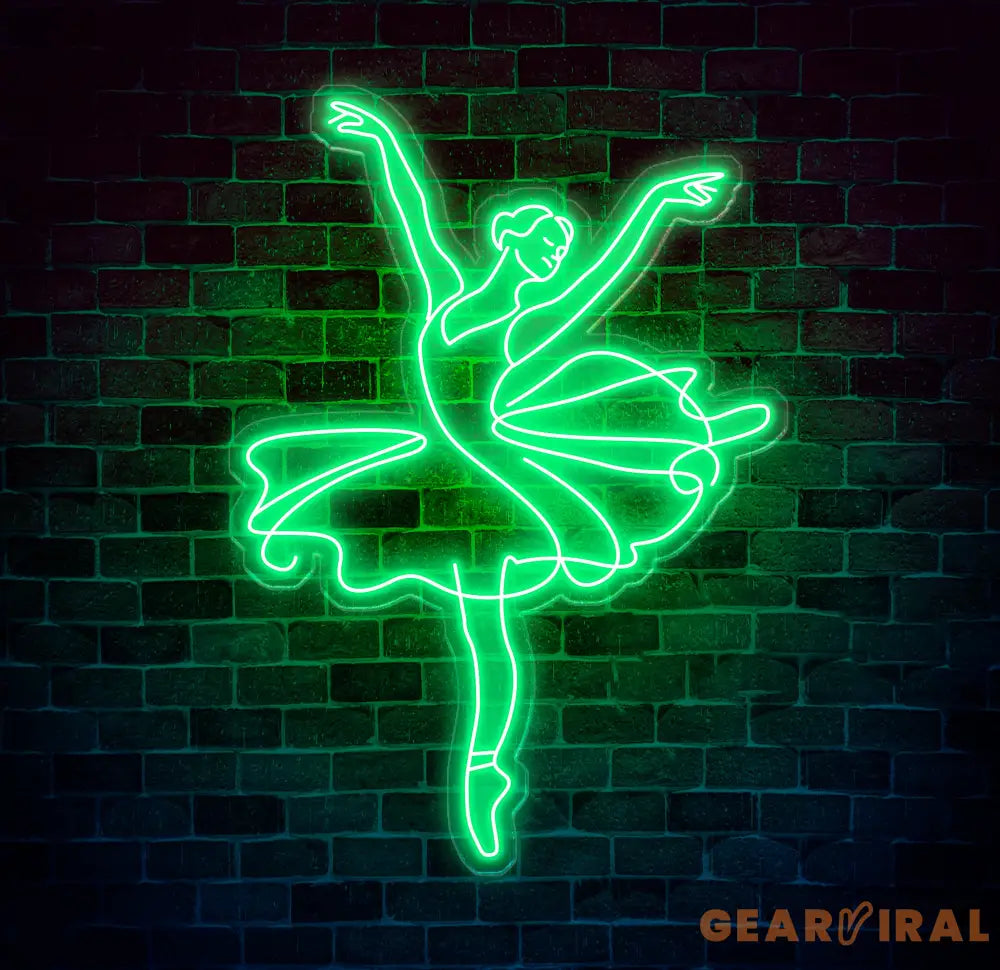 Custom Ballet Name LED Neon Sign - Handmade Wall Light Decor Personalized Ballet Dancer Gifts Custom Neon Sign for