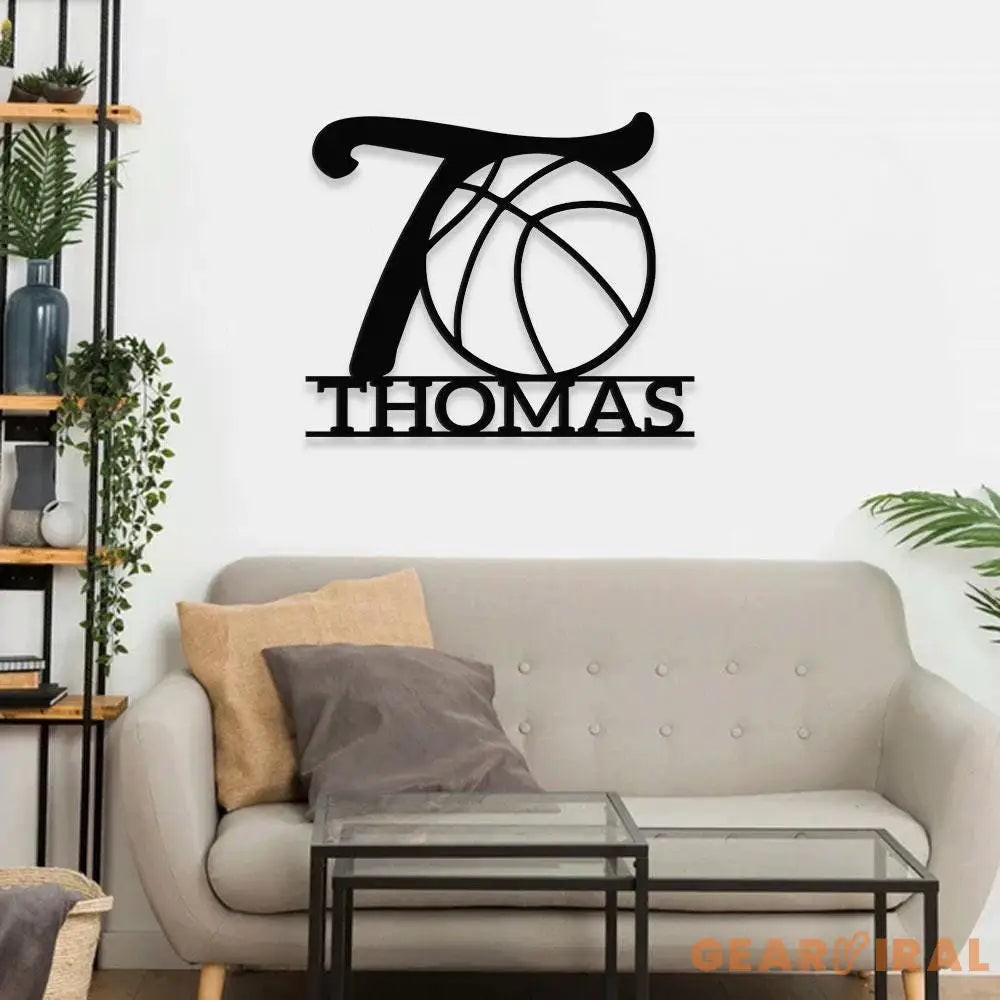 Custom Baseball Metal Sign with LED Lights Personalized Family Name Sign Outdoor Door Decor Personalized Wall Art