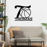 Custom Baseball Metal Sign with LED Lights Personalized Family Name Sign Outdoor Door Decor Personalized Wall Art