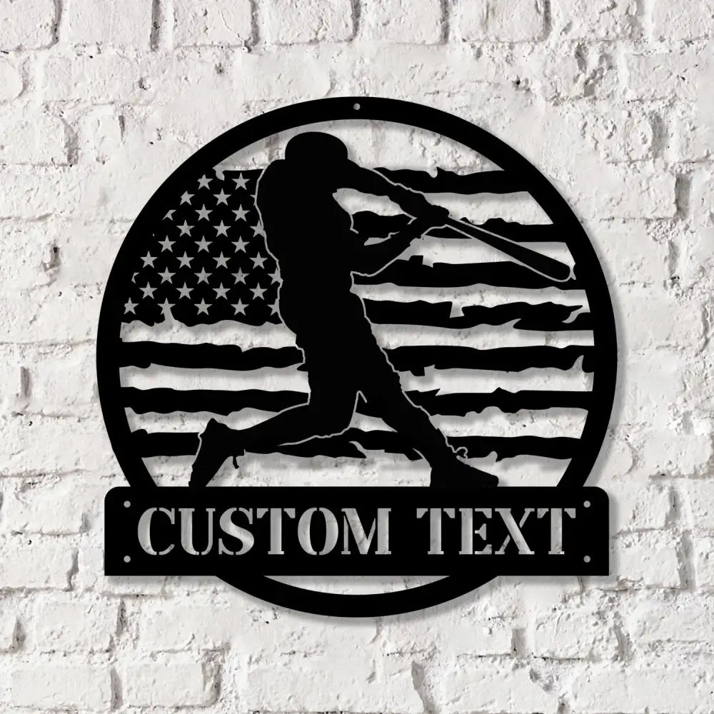 Custom Baseball Metal Wall Art LED Light Personalized Softball Player Name Sign Softball Player Name Sign Decor