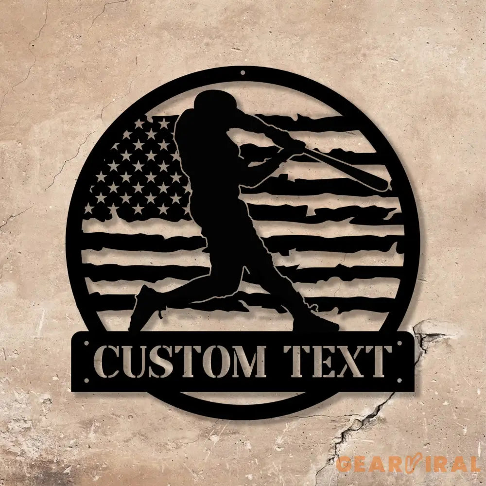 Custom Baseball Metal Wall Art LED Light Personalized Softball Player Name Sign Softball Player Name Sign Decor