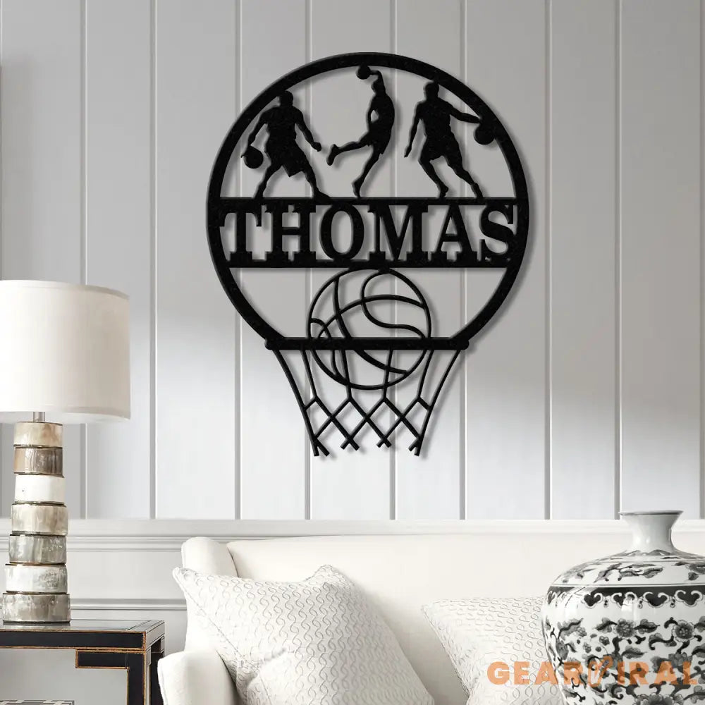 Custom Basketball LED Light Sports Wall Sign with Name and Number Ideal Gift for Athletes Nursery Decor Kids Name Sign