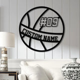 Custom Basketball LED Light Sports Wall Sign with Name and Number Ideal Gift for Athletes Nursery Decor Kids Name Sign