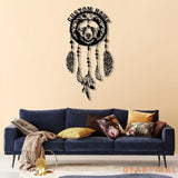 Custom Bear Dream Catcher Metal Wall Art with Led Lights Dreamcatcher Wall Hanging Dreamcatcher Decor Christmas gifts