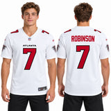 Custom Bijan Robinson Atlanta Falcons Fan Inspired Alternate Throwback Premium F.U.S.E. Stitched Premium Limited Jersey - Black