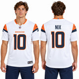 Custom Bo Nix Denver Broncos Fan Inspired Premium F.U.S.E. Stitched Premium Limited Jersey - White
