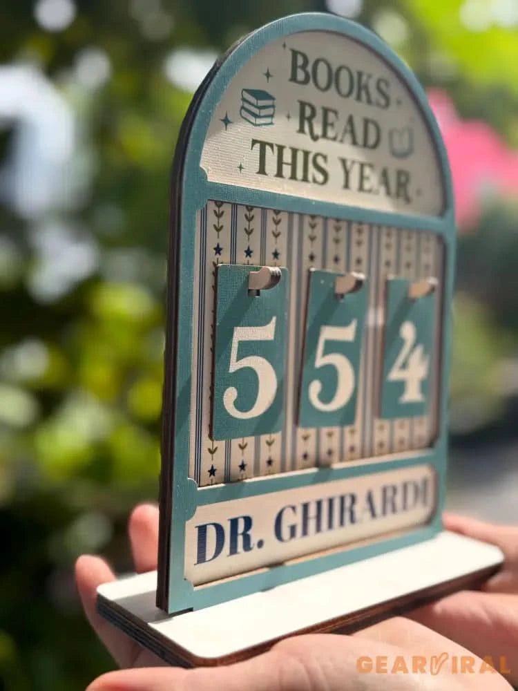 Custom Books Read This Year Tracker,Books Read Counter,Bookshelf Decor,Book Tracker,Reader,Book Lover,Bookish Gift,Book End,Library Sign