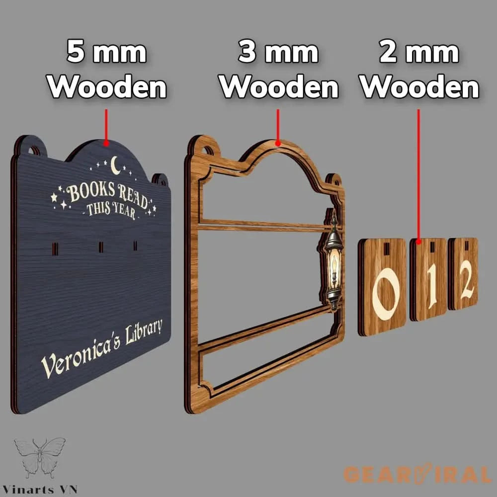 Custom Books Read Tracker,Book Read This Year Counter,Flower Book Suncatcher,Bookshelf Library Decor,Reader Gift,Bookish,Book Lover,Book End