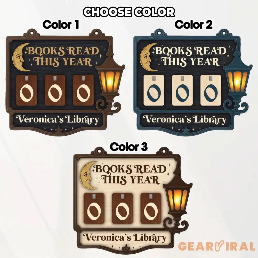 Custom Books Read Tracker,Books Read This Year Counter,Book Tracker,Library Sign,Bookshelf Decor,Book Lover,Reader Gift,Bookish,Book Ends