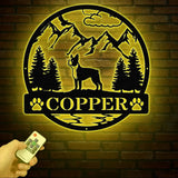 Custom Boston Terrier Terrier Metal Sign Dog Name Sign Boston Terrier Wall Decor Dog Lovers Wall Art Pet Lover Gift Dog