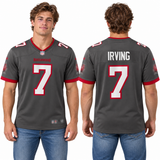 Custom Bucky Irving Tampa Bay Buccaneers Fan Inspired Game Jersey - Red