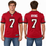 Custom Bucky Irving Tampa Bay Buccaneers Fan Inspired Premium Untouchable Stitched Premium Limited Jersey - Red