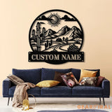 Custom Cactus Metal Sign with LED Lights Personalized Cactus Name Wall Art Metal Cactus Decor & Gifts for Cactus Lovers